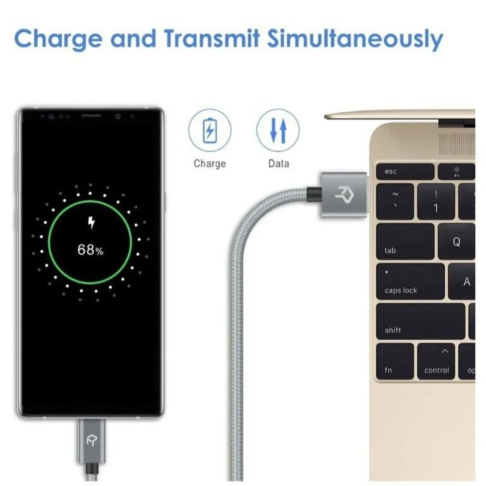 Rankie Micro USB Cable High Speed Data and Charging 3 Pack - 3 Feet